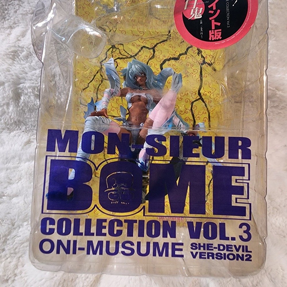 Kaiyodo Oni-Musume She-Devil Blue Version 2 Mon-Sieur Bome Collection Vol 3 Box - Picture 3 of 9